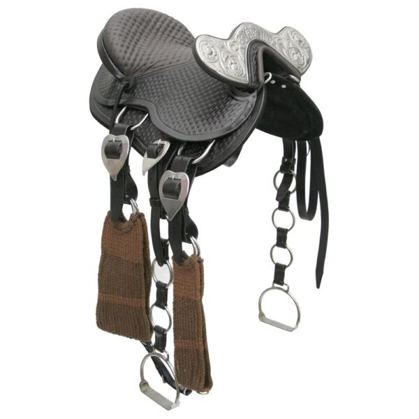 Black Plated Cattle Harness No.8