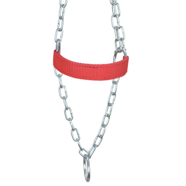 Red Adjustable Chain Calf Halter - Image 4