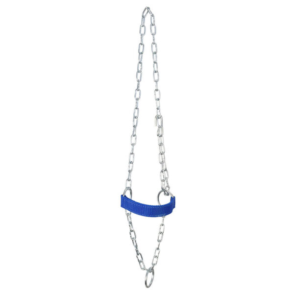 Blue Adjustable Chain Calf Halter