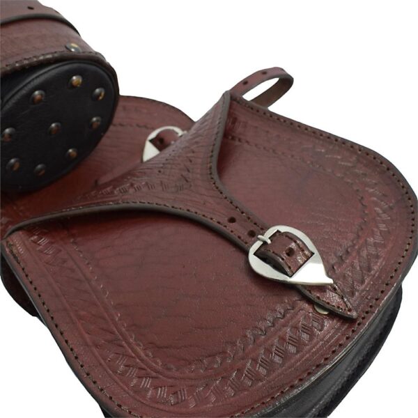 Leather Pannier and Drink Holder Set - Image 6